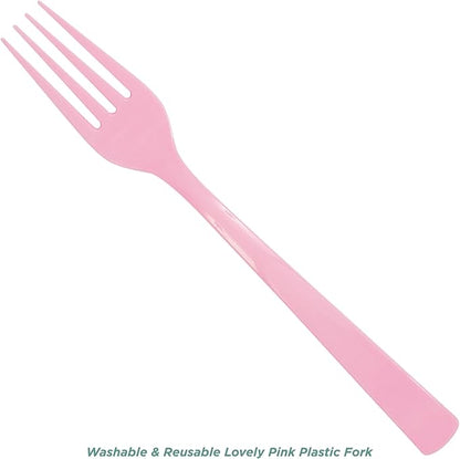 Birthday Bunny Pink Floral Boho Paper Dinner Plates and Luncheon Napkins (Serves 16) - Pink Bunny Boho Party and Baby Shower Tableware