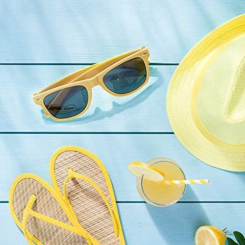 Pibupibu 10/20 Packs Adults Wholesale Neon Colors Square Retro Style Party Favors Sunglasses