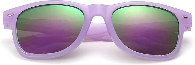 Fsmiling Purple Sunglasses Bulk Adult Party Sunglasses 80s Glasses Shades for Men Women Mardi Gras-30Pack,UV Protection