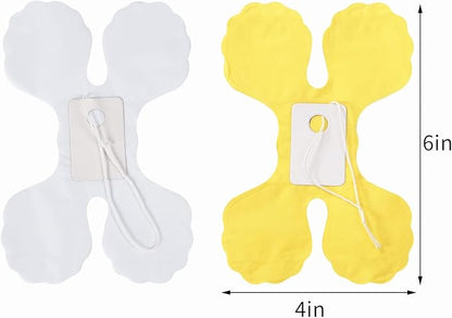 White-Yellow Party-Decorations Streamers Garland - 157Ft Four-Leaf Clover Hanging Banner,Wedding Bridal Baby Shower Birthday Sunflower Lemon Theme Decor Hugtmr