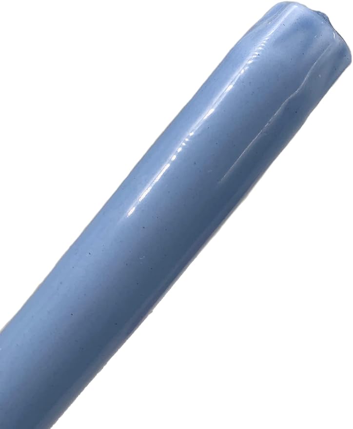D'light Online Elegant 12" Unscented Slate Blue Taper Candles, Premium Quality Hand-Dipped Tapered Candles, Dripless and Smokeless - Set of 12 Individually Wrapped (12 Inch, Slate Blue)