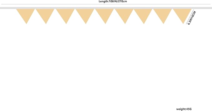 Multicolor Pennant Banner Flags, Boho Weddings Boho Birthday Party Decorations Light Brown Fabric, Wall Christmas Tree Decoration 9 Flags Helloween Day Christmas Party Nursery Playroom Decor
