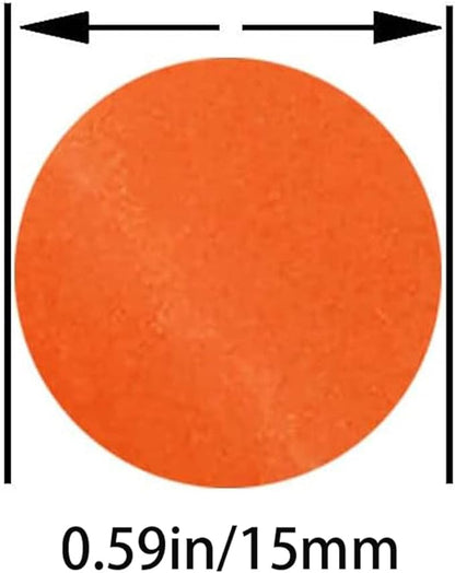 Orange Table Confetti 0.59 inch Metallic Foil Confetti for Wedding Birthday Party Confetti Decoration (2.12 oz /1 pack)