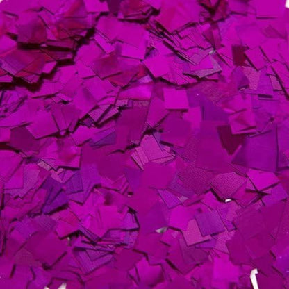 Ultimate Confetti, Fluttering Pink Mylar Shiny Foil Metallic Confetti Squares - Lightweight and Slow-Falling Party Confetti for Cannon and Launcher Use - Best for Celebrations - 1 lb, 16 oz