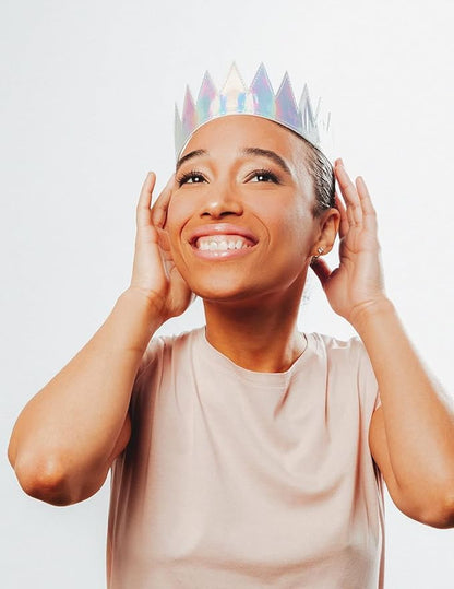 King Queen Princess Prince Crown Hat - Short Spike - Fully Adjustable
