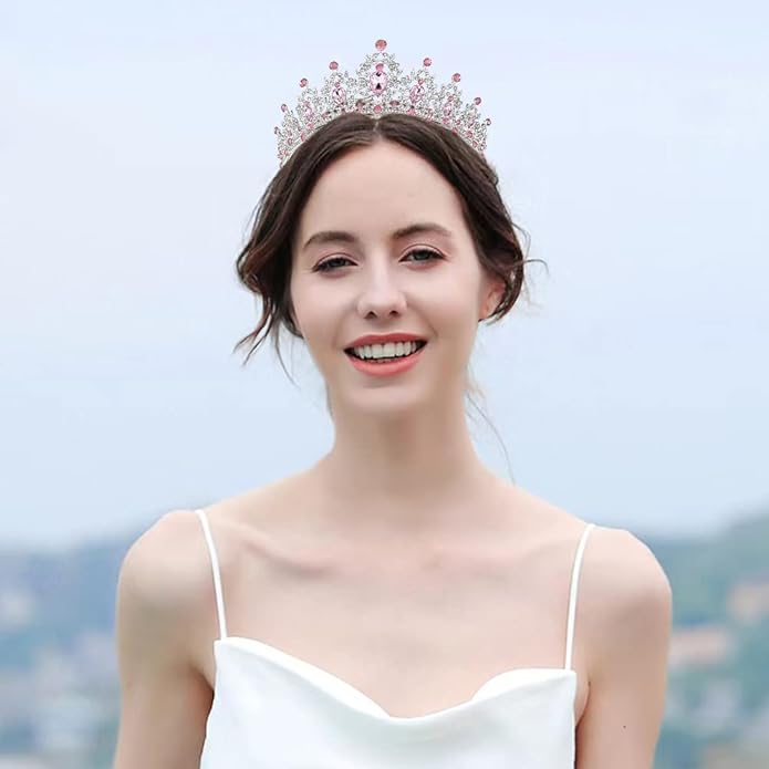 Kamirola - Queen Crown and Tiaras Princess Crown for Women and Girls Crystal Headbands for Bridal, Princess for Wedding and Party（01）