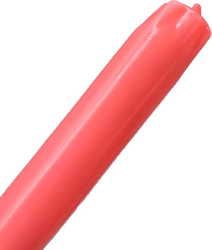 D'light Online 10" Elegant Seasonal Summer Assorted Colors Taper Candles - Vibrant Colors Unscented Candle Sticks, Hand-Dipped Tapered Candles Dripless and Smokeless - Set of 12 (10 Inch, Carnival)