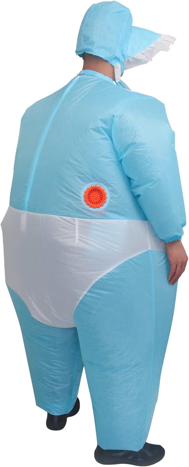 IRETG Inflatable Baby Costume for Adults Funny Blow Up Costume for Baby Shower Gender Reveal Party