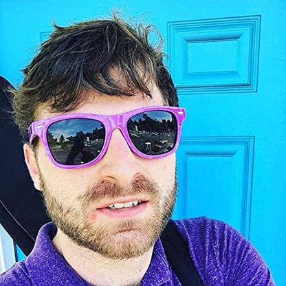 Pibupibu 10/20 Packs Adults Wholesale Neon Colors Square Retro Style Party Favors Sunglasses