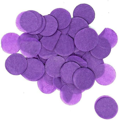 Biodegradable Tissue Paper Confetti Dots, Purple Color (1 Pound Bag of Confetti)