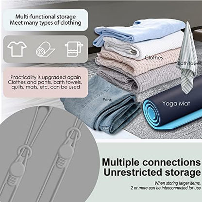 Silicone Cable Ties, Cord Organizer Cable Management,2Sizes-Grey