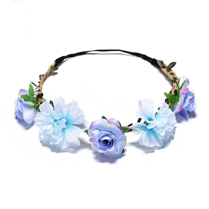 Women Headpieces Collection Accessories - 4PCS Boho Hair Wreaths, Flower Crowns, Tiaras for, Brides, Bridesmaids, Flower Girls, Weddings (A003-4PC)