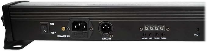 Rockville ROCKSTRIP 252 LED 50W RGB Color Strip Light Bar, 3/4/5/7-Channel DMX, High-Speed Color Changing, Master/Slave Link, Remote, for DJs and Stage