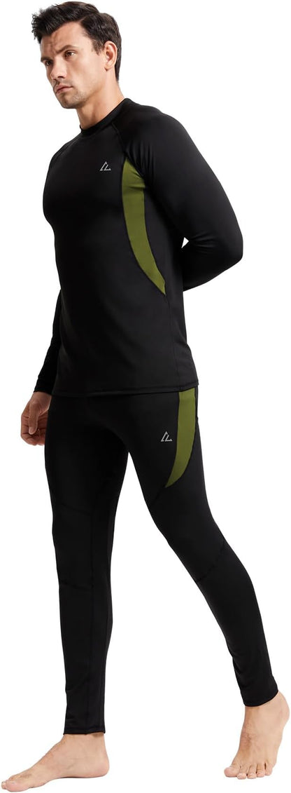 CL convallaria Thermal Underwear Long Johns Set Mens Winter Gift Hunting Gear Sport Base Layer Bottom Top