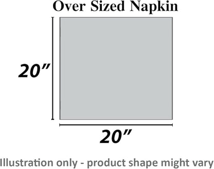 Urban Villa Cloth Napkins White Hemstitch Dinner Napkins Set of 12 (20X20) 100% Cotton Absorbent Washable Durable Reusable Ideal for Hotel Collection Christmas Parties Restaurant Lunch Dinner Napkins