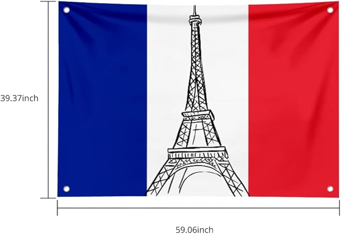 Hades French Party Decor – Paris Party Decorations – France Party Decorations – French Flag Decorations – Bastille Day Decor – French Themed Decorations – Birthday Theme Party Supplies Adults and Kids