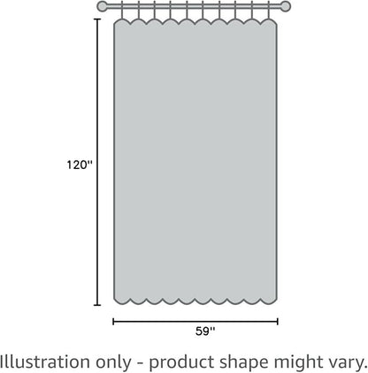 10 Panels Ivory Backdrop Curtain for Wedding Parties Wrinkle Free Ivory Photo Curtains Backdrop Drapes Fabric Decoration for Baby Shower Photography 5ft(W) x 10ft(H)"