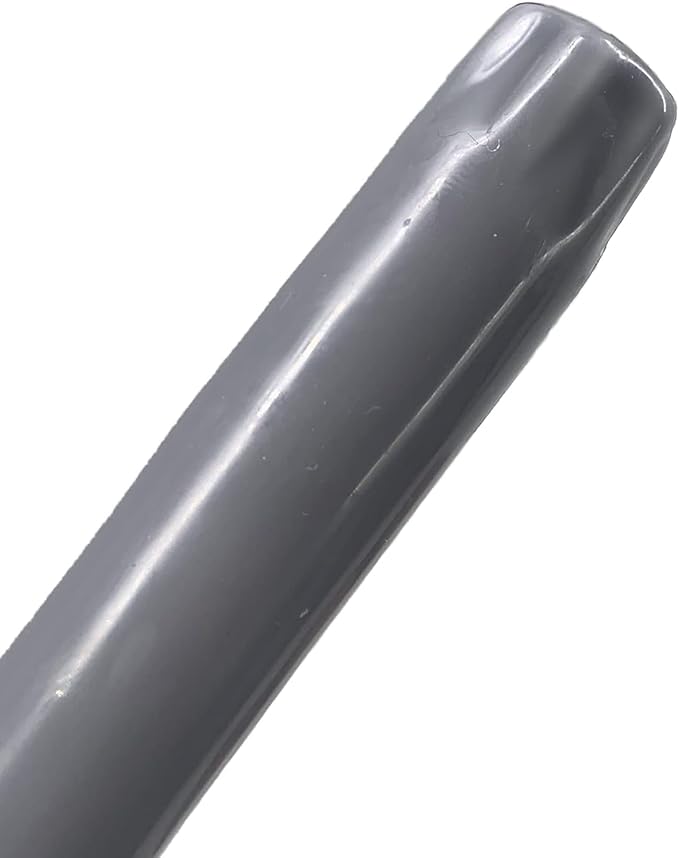 D'light Online Elegant 12" Unscented Slate Gray Taper Premium Quality Candles Hand-Dipped, Dripless and Smokeless - Set of 12 Individually Wrapped (Slate Grey)