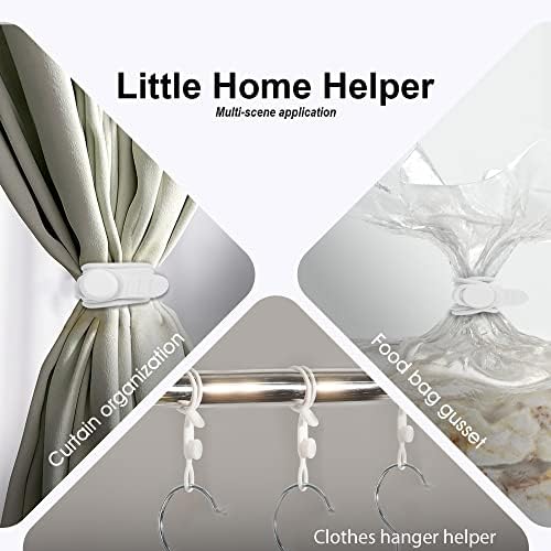 Silicone Cable Ties, Cord Organizer Cable Management,2Sizes-White