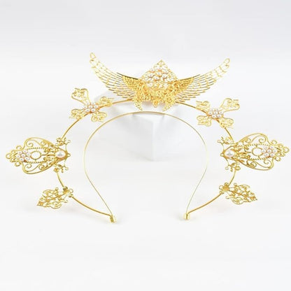 Bubbmi Women Halo Goddess Headband Costume Masquerade Headwear
