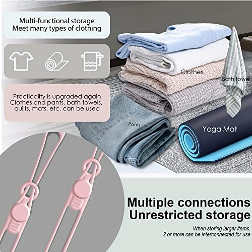 Silicone Cable Ties, Cord Organizer Cable Management(16Pcs-Pink)