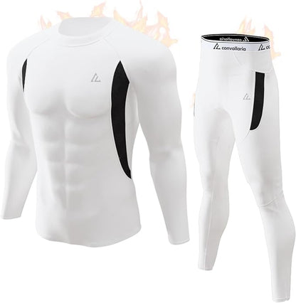 CL convallaria Thermal Underwear Long Johns Set Mens Winter Gift Hunting Gear Sport Base Layer Bottom Top