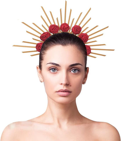 Bubbmi Women Halo Goddess Headband Costume Masquerade Headwear
