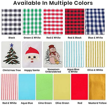 Cloth Napkins Pk of 6 |Spring Easter Basket Decor Christmas Washable Cotton Dinner Cloth Napkins|Pink & White French Stripes 18x18 in Kitchen Party Hotel BBQ Restaurant Dinner Napkins