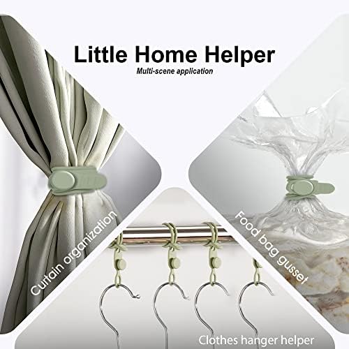 Silicone Cable Ties, Cord Organizer Cable Management(16Pcs-Green)