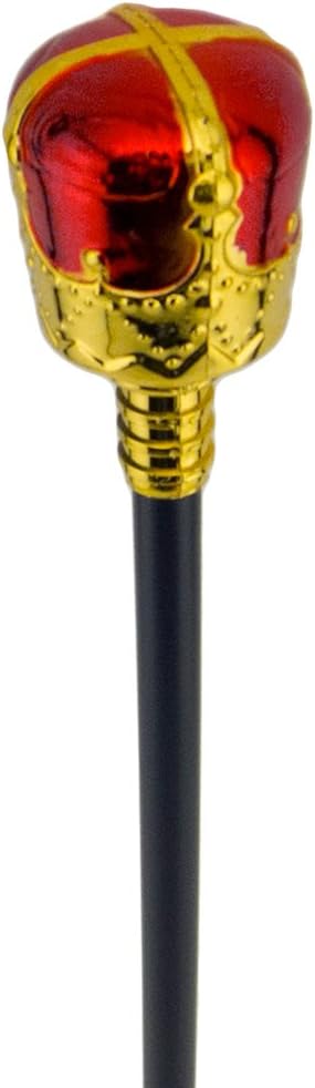 Tigerdoe Kings Crown and Scepter - King Costume Accessories - Royal Costumes - Dress Up