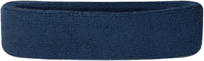 Suddora Workout Headband for Men and Women, Moisture-Wicking Athletic Sweatband, Lightweight Cotton Terry Cloth Bands for Basketball, Tennis, Football, Gym, Running, Cosplay & Costumes