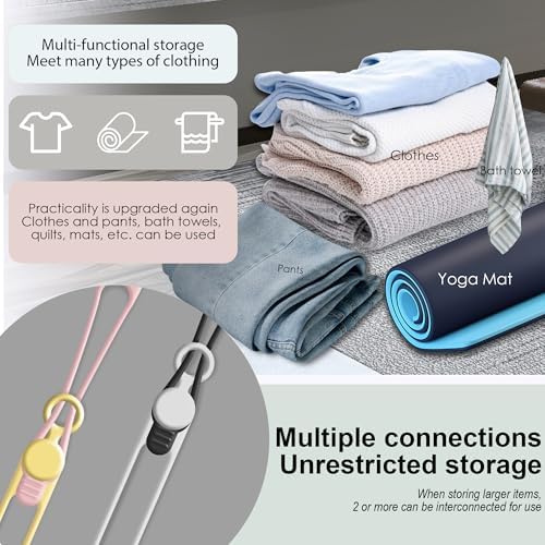 30Pcs Silicone Cable Ties, Cord Organizer Cable Management