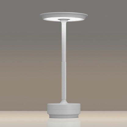Rechargeable Table Lamps Cordless, Portable 5000mAh Outdoor Table Light, 3 Color Stepless Dimming LED Table Lamp with Memory Function, for Home/Dinner/Patio/Restaurant.(Light Gray)