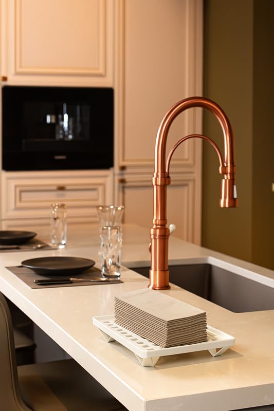 Wood Paper Napkins | Linen Feel Guest Disposable Cloth Like Dinner Napkins | Hand Towels | Soft, Absorbent, Paper Hand Napkins for Kitchen, Bathroom, Parties, Weddings, Dinners | 50 Pack
