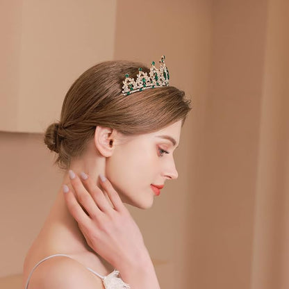 Kamirola - Queen Crown and Tiaras Princess Crown for Women and Girls Crystal Headbands for Bridal, Princess for Wedding and Party（01）