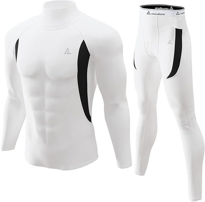 CL convallaria Thermal Underwear Long Johns Set Mens Winter Gift Hunting Gear Sport Base Layer Bottom Top
