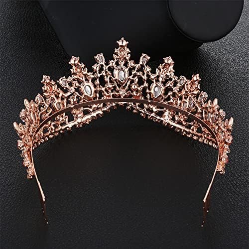 Vintage Baroque Crown Tiara Diadem Wedding Crystal Rhinestone Crown And Tiaras Bridal Hair Jewelry Wedding Hair Accessories
