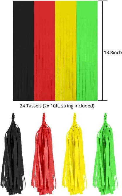 Hades Rasta Party Decorations – Reggae Themed Decor – Jamaica Balloons Garlands Backdrop Banner – Jamaican Birthday Theme Party Supplies for Adults Kids