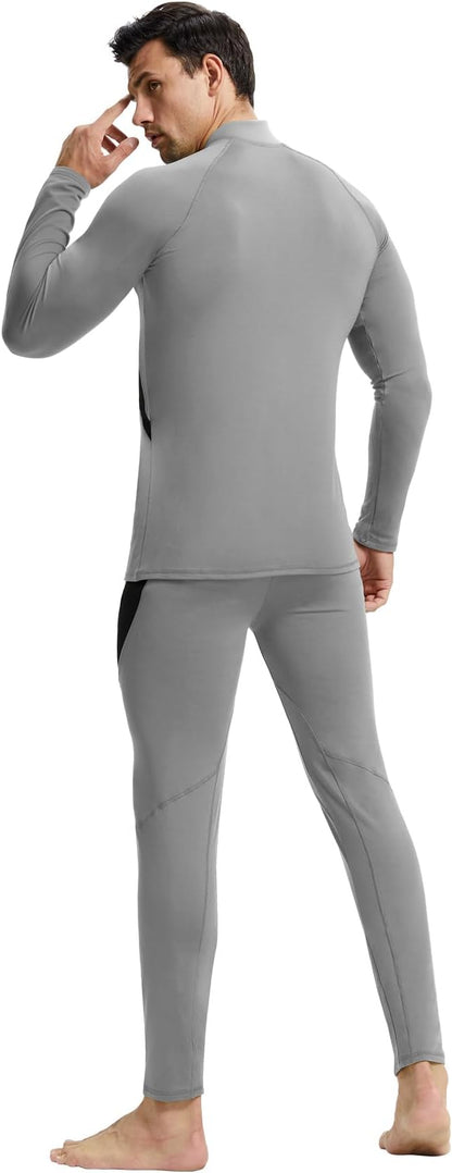 CL convallaria Thermal Underwear Long Johns Set Mens Winter Gift Hunting Gear Sport Base Layer Bottom Top