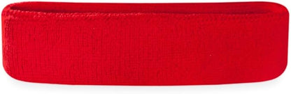 Suddora Workout Headband for Men and Women, Moisture-Wicking Athletic Sweatband, Lightweight Cotton Terry Cloth Bands for Basketball, Tennis, Football, Gym, Running, Cosplay & Costumes