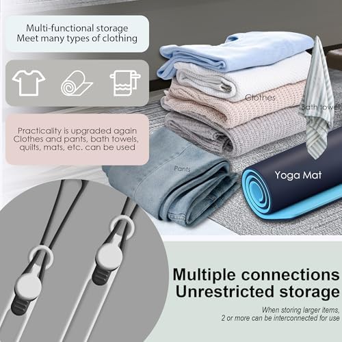 Silicone Cable Ties, Cord Organizer Cable Management, Black White