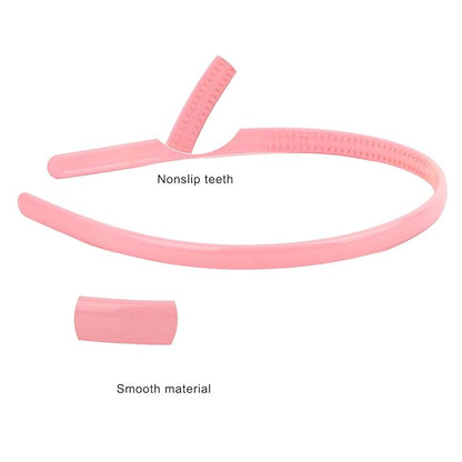 Wecoe 8pcs Headbands for Girls Women 0.4inch Thin Plastic Head Bands for Kids Hair Bands Colorful Hair Accessories for Women Girls