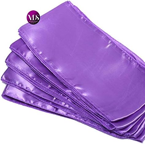 VDS Satin Chair Sashes Chair Cover Back Tie Sateen Bows Ribbon for Wedding Birthday Graduation Engagement Ceremony Event Party Banquet Venue Hotel All Dining Chair Decoration (200PC) (Lavender)