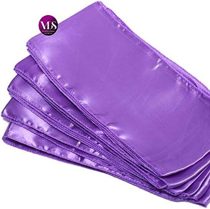 VDS Satin Chair Sashes Chair Cover Back Tie Sateen Bows Ribbon for Wedding Birthday Graduation Engagement Ceremony Event Party Banquet Venue Hotel All Dining Chair Decoration (200PC) (Lavender)