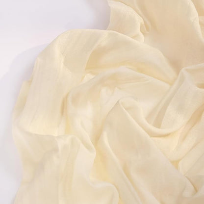 Beige Cheesecloth Table Runner 4 Pack Christmas Table Runners 120 Inches Boho Gauze Cream Cheese Cloth Table Decor for Xmas Holiday Season Parties Wedding Bridal Baby Shower