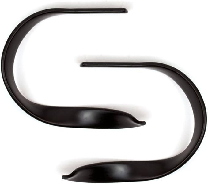 Sashay Metal Curtain Holdback Set of 2, Oil Rubbed Bronze – Additional Colors Available - Universal Style, Window Treatments, Easy Installation, Tiebacks, Wall Mounted, Drapery, Home, Bedroom, Office