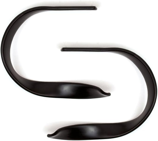 Sashay Metal Curtain Holdback Set of 2, Oil Rubbed Bronze – Additional Colors Available - Universal Style, Window Treatments, Easy Installation, Tiebacks, Wall Mounted, Drapery, Home, Bedroom, Office
