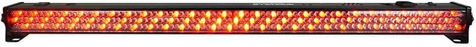 Rockville ROCKSTRIP 252 LED 50W RGB Color Strip Light Bar, 3/4/5/7-Channel DMX, High-Speed Color Changing, Master/Slave Link, Remote, for DJs and Stage