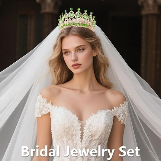 Kamirola Tiaras Princess Crown for Women and Girls Crystal Headbands for Bridal, Princess for Wedding and Party(TR21)