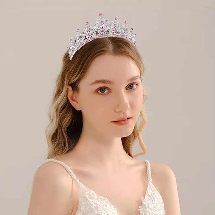 Kamirola - Queen Crown and Tiaras Princess Crown for Women and Girls Crystal Headbands for Bridal, Princess for Wedding and Party（01）
